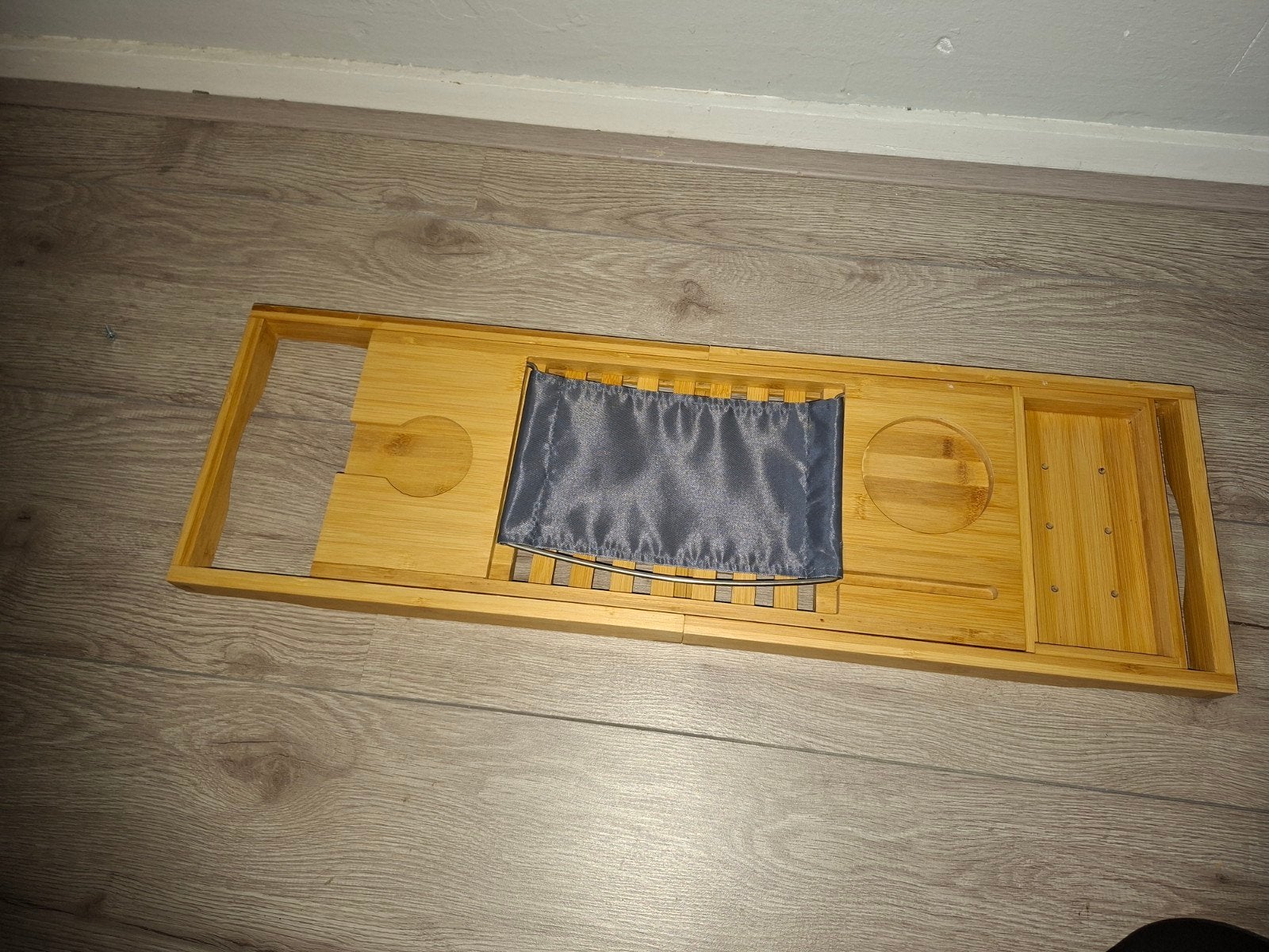 Bamboe badplank / badbrug, Ophalen, Zo goed als nieuw, Bruin, Overige typen