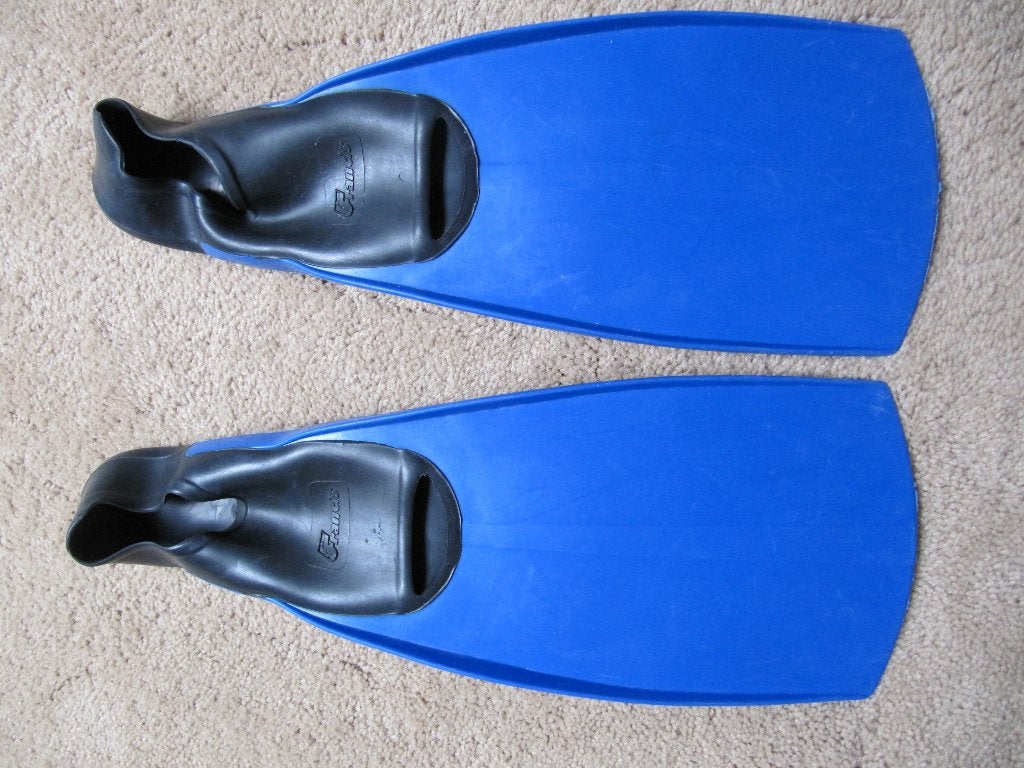 Zwemvliezen, snorkelvinnen maat 35 - 36, Watersport en Boten, Ophalen of Verzenden, Gebruikt, Snorkelvinnen