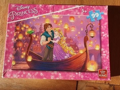 KING  Disney Princess puzzel  +  K3 puzzel, Ophalen of Verzenden, Meer dan 50 stukjes, Gebruikt, 6 jaar of ouder