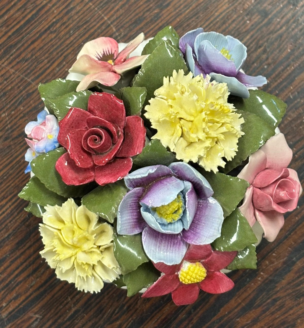 Vintage Aynsley, handgemodelleerde bloemstuk sculptuur, Ophalen of Verzenden