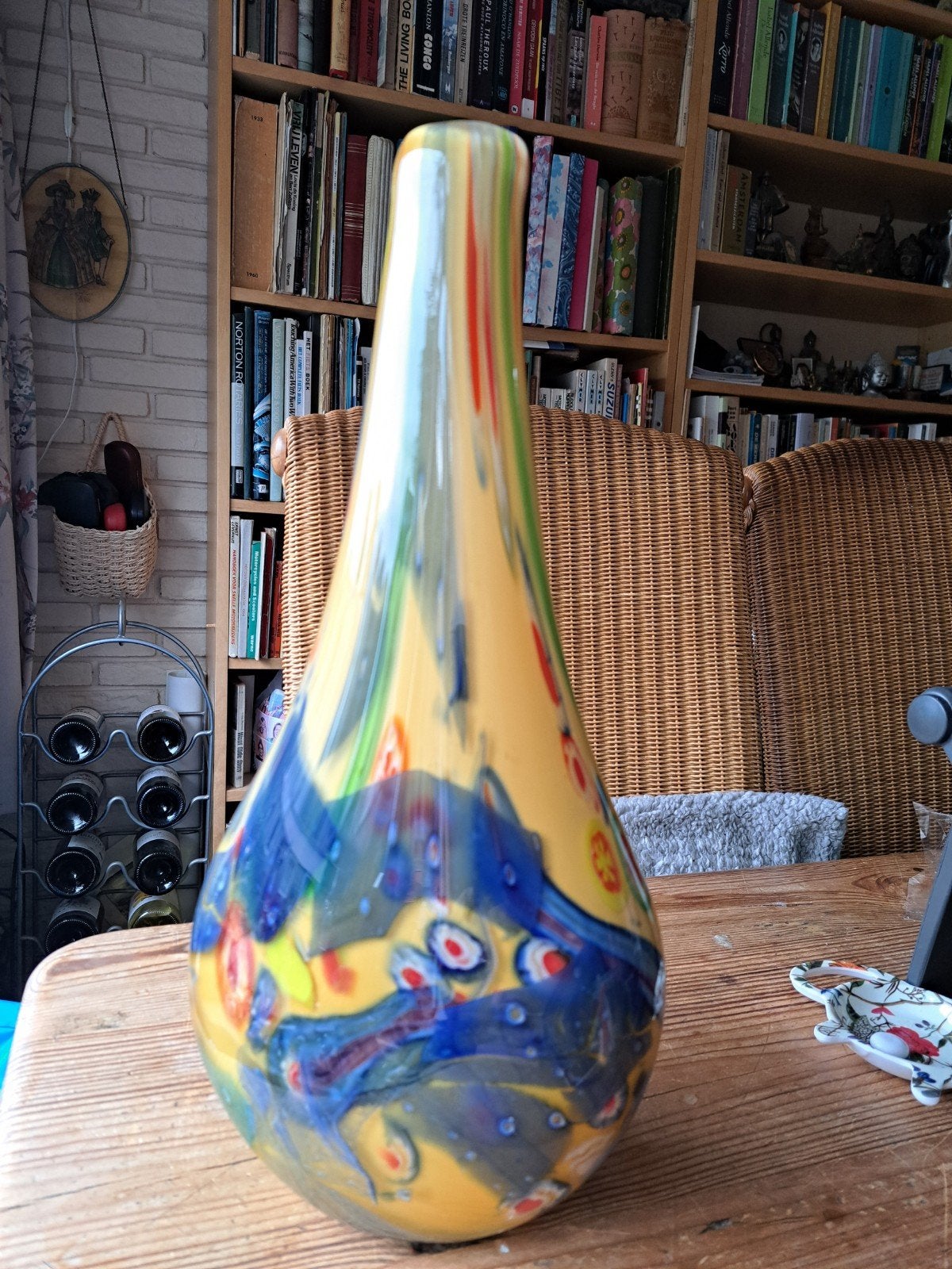 Grote Murano vaas.40 cm hoog., Ophalen of Verzenden