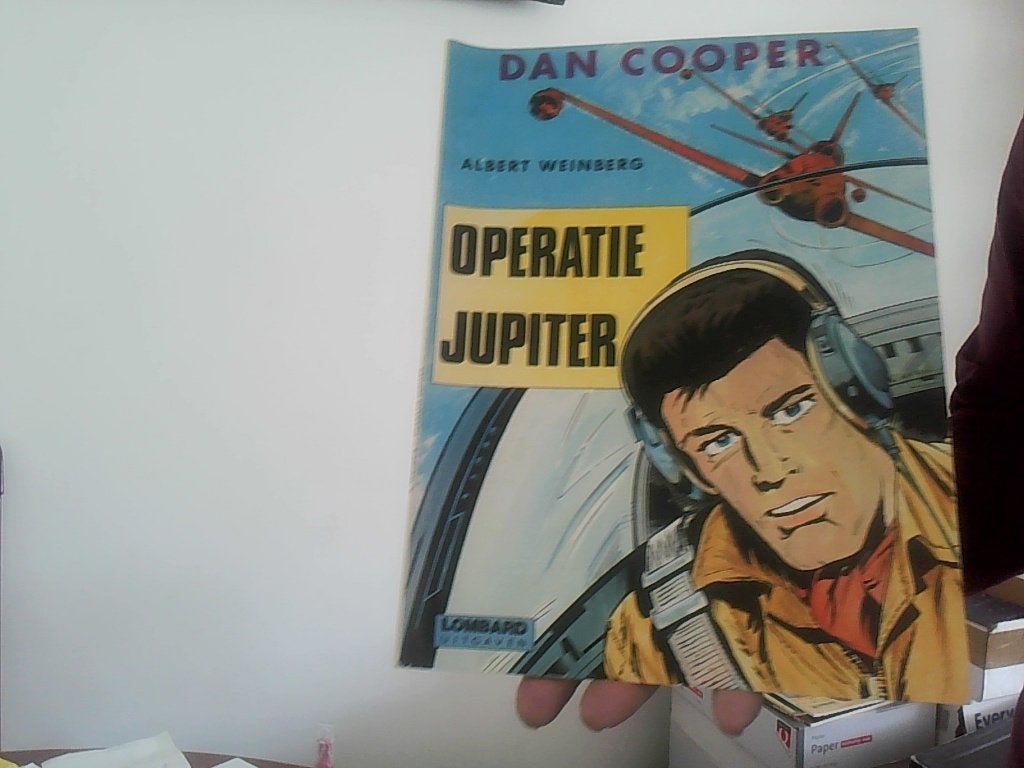 dan cooper nr 23 operatie jupiter eerste druk lombard 1979, Eén stripboek, Ophalen of Verzenden, Zo goed als nieuw