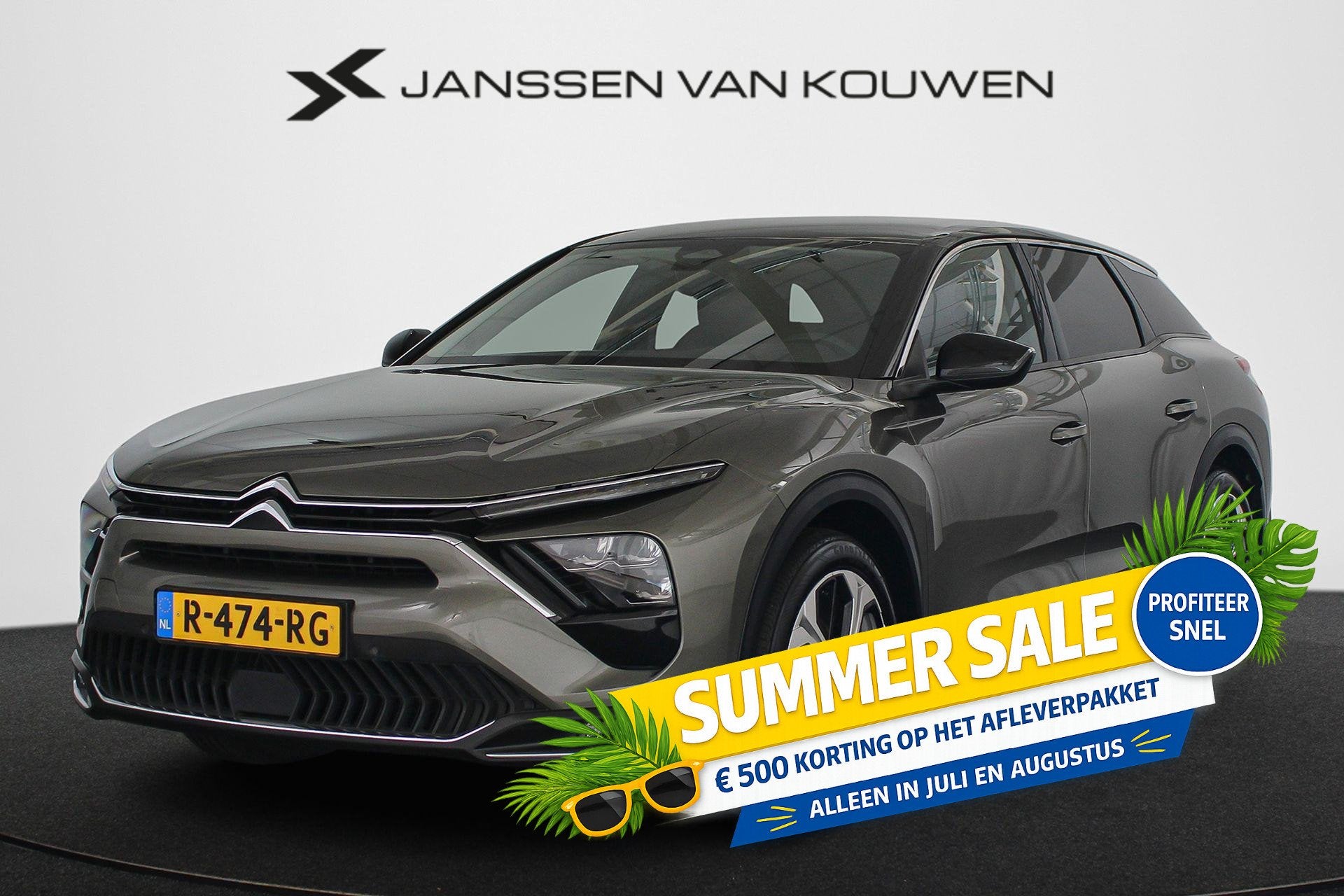 Citroen C5 X 1.2 PureTech Feel Automaat Adaptieve Cruise Con, Auto's, Citroën, 745 kg, Gebruikt, Euro 6, 1199 cc