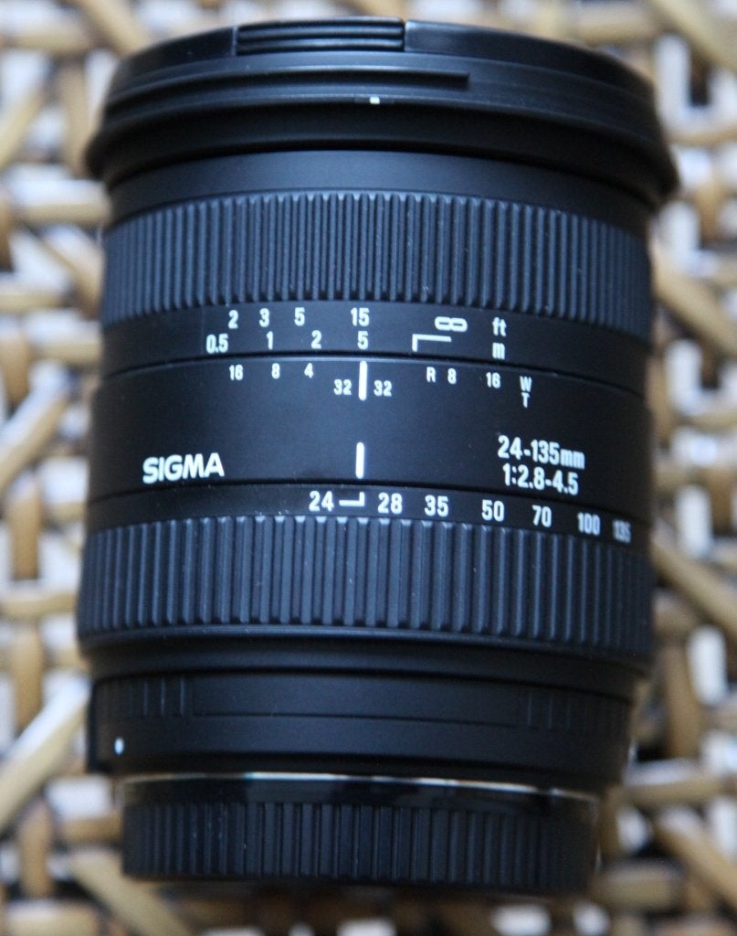 Sigma 24-135mm f/2.8-4.5 lens, Ophalen, Gebruikt, Sigma, Overige vattingen