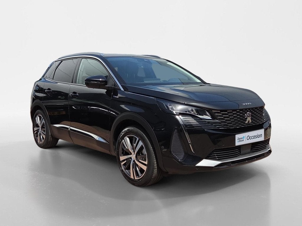 Peugeot 3008 1.6 HYbrid 225 Blue Lease Allure | Zeer complee, Auto's, Peugeot, 12 maanden, Euro 6, 4 cilinders, Leder en Stof