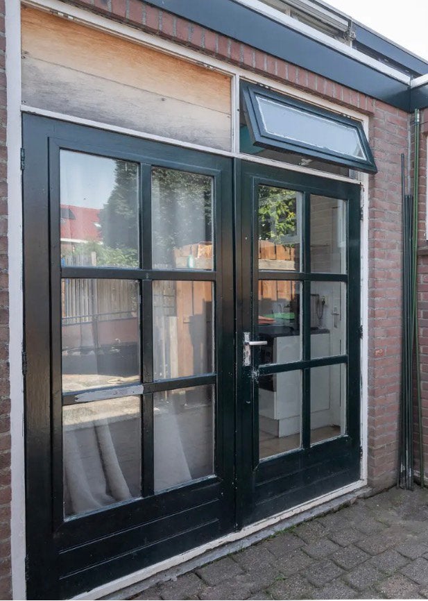 GEZOCHT. Openslaande deuren kunststof, Doe-het-zelf en Verbouw, Ophalen, Kunststof, Deurkozijn, Zo goed als nieuw