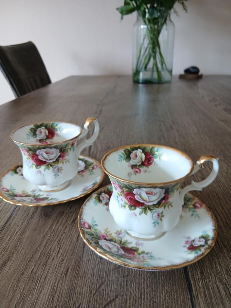 Royal Albert Bone China Celebration theekopjes (2 stuks), Ophalen