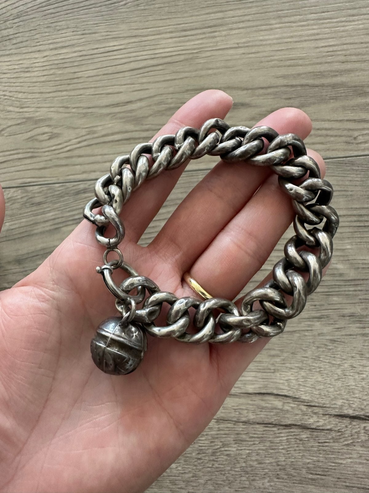 Antieke Albertina-/chatelaine-armband, Verzenden, Zilver, Armband