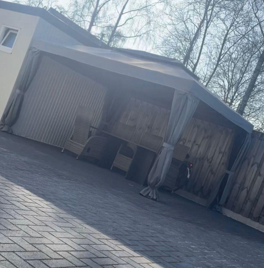 Paviljoen Partytent Madison Milaan 3x4 Meter, Tuin en Terras, Partytenten, Ophalen, Gebruikt, Minder dan 5 meter, Partytent