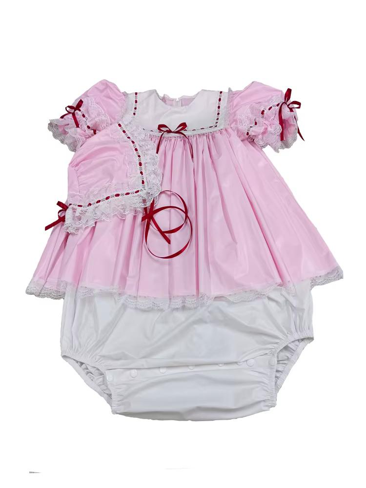 Roze heren sissy romper jurk met hoofdkapje, Kleding | Heren, Ondergoed, Verzenden, Roze, Overige typen