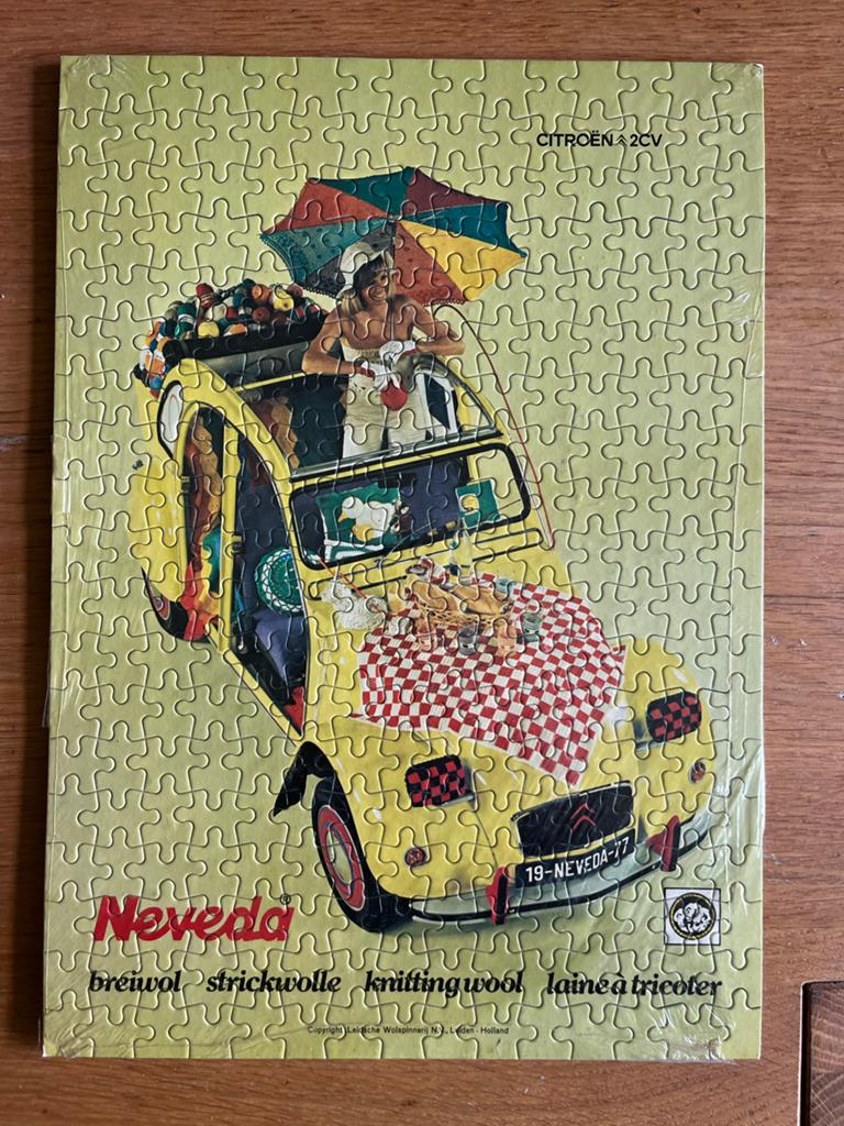 Vintage Citroën 2CV Legpuzzel - 38x27cm, Ophalen of Verzenden, Nieuw