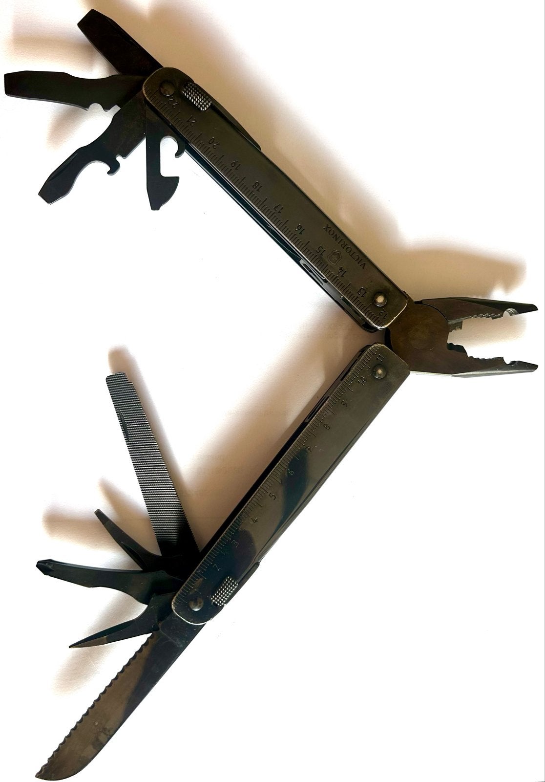 Victorinox Swiss Tool BS (Zwart) - Multitool, Ophalen of Verzenden, Gebruikt, Multitool, Overige merken