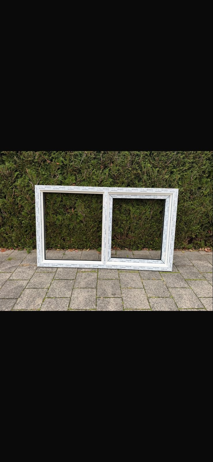 Kunststof kozijn met HR+++ glas, draaikiep raam en hor, Ophalen, Gevelraam of Ruit, 80 tot 120 cm, Nieuw