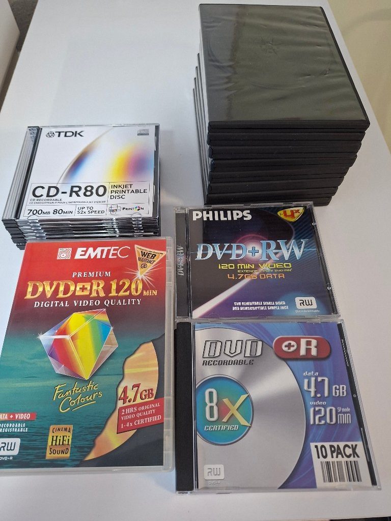 dvd en cd met hoesjes, Ophalen, Zo goed als nieuw, Overige genres, Overige typen