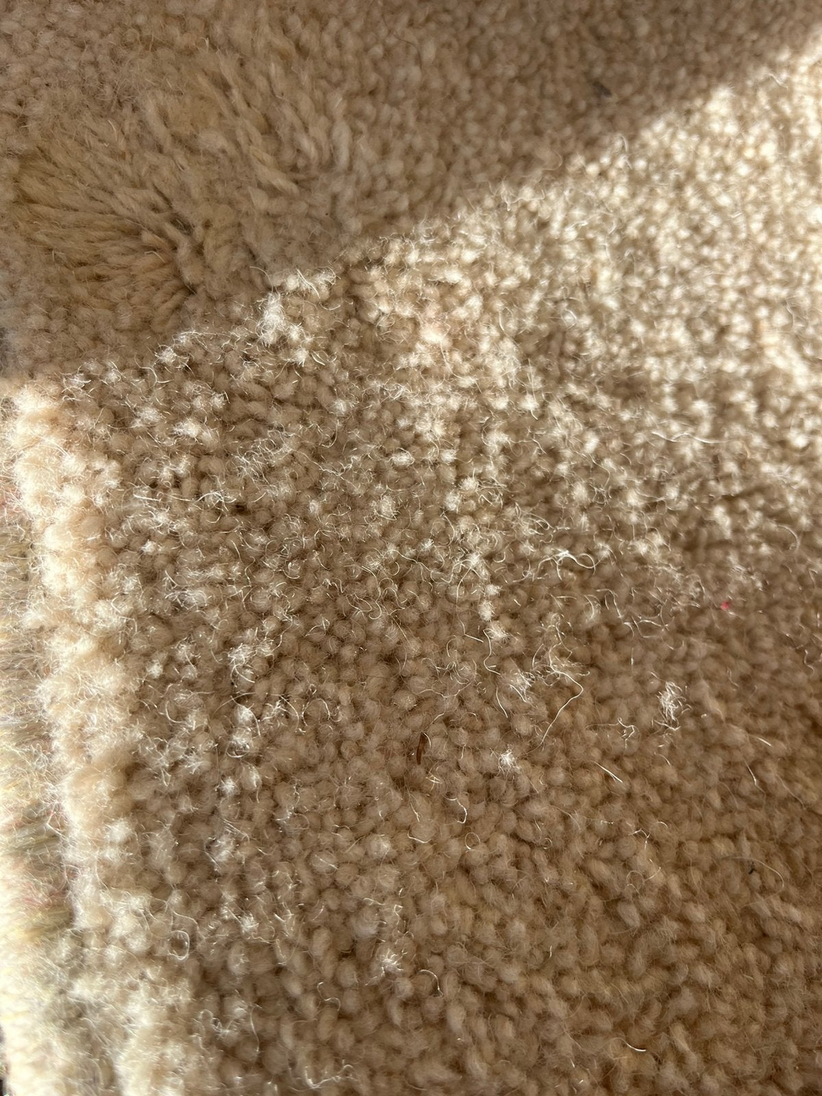 Tapijt Roomwit, 1,72x2,40m, Ophalen, Gebruikt, Beige, Overige vormen