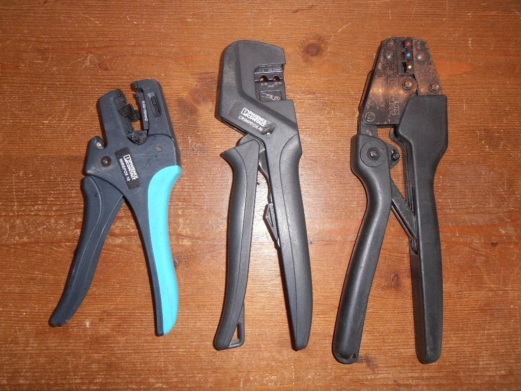 ZGAN Phoenix Contact striptang krimptangen set., Ophalen of Verzenden, Zo goed als nieuw
