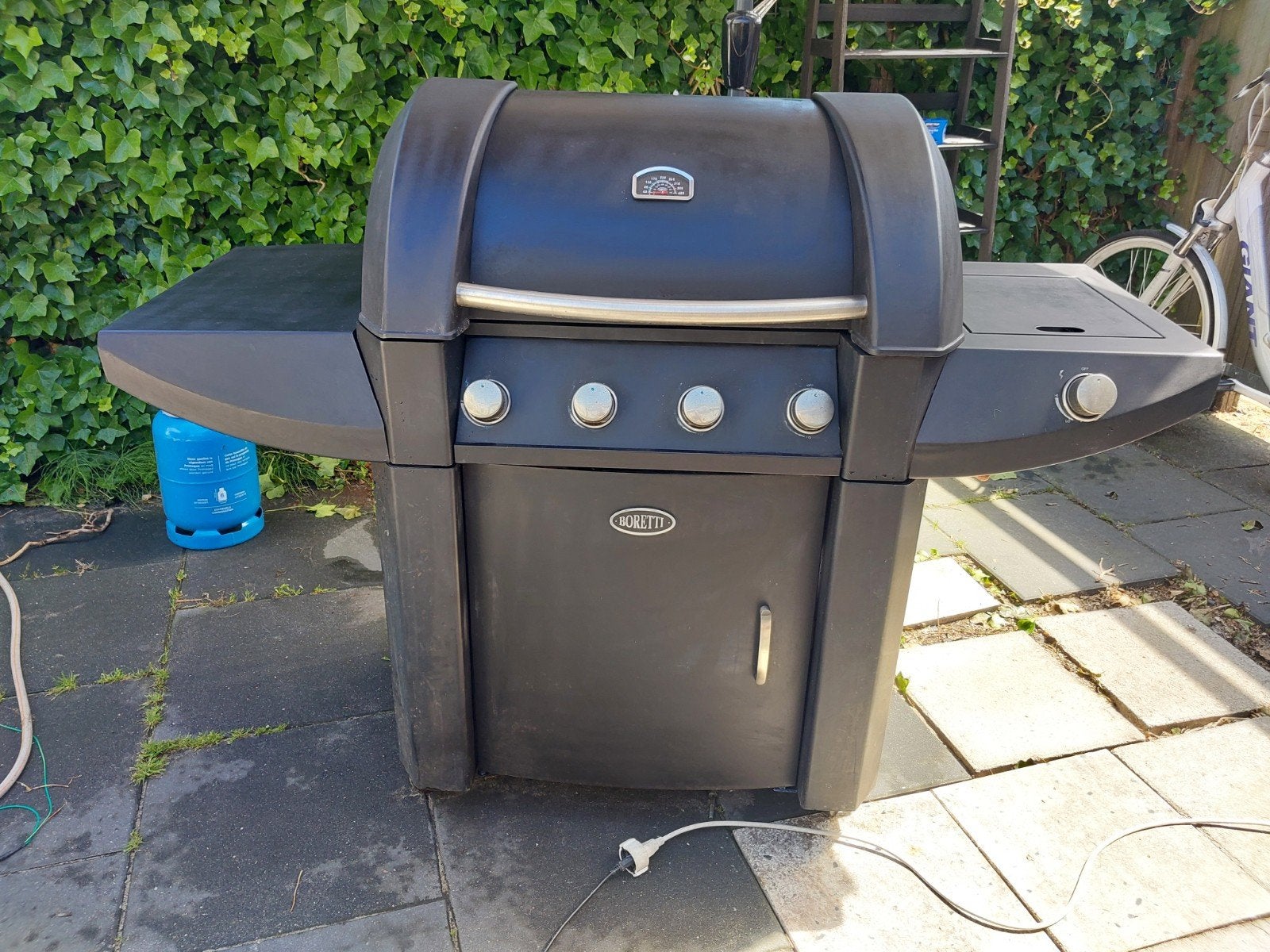 Borretti gasbarbecue Robusto - Krachtige buitenkeuken, Tuin en Terras, Ophalen of Verzenden, Gebruikt, Boretti