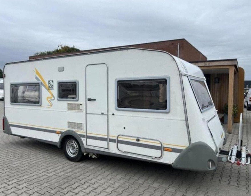Knaus Sudwind 495tk 1998 met stapelbed en voortent+erker, Schokbreker, Stapelbed, Treinzit, Particulier