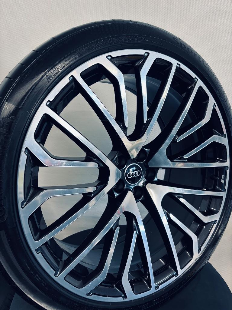 DEMOSET 23” ORIGINELE Audi Q8 SQ8 RSQ8 velgen + zomerbanden, Ophalen, 285 mm, Banden en Velgen, Nieuw