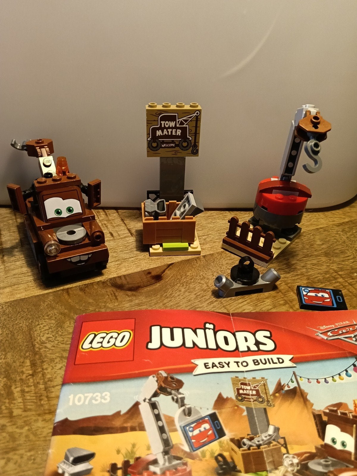 Lego Juniors 10733 Takelwagen Mater - Disney Cars, Ophalen of Verzenden, Gebruikt