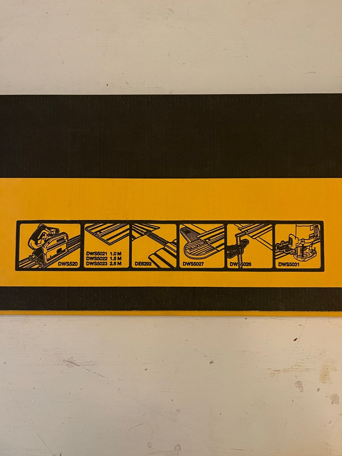 DeWalt DWS5022 Geleiderail 1.5m voor Cirkelzaag - Nieuw