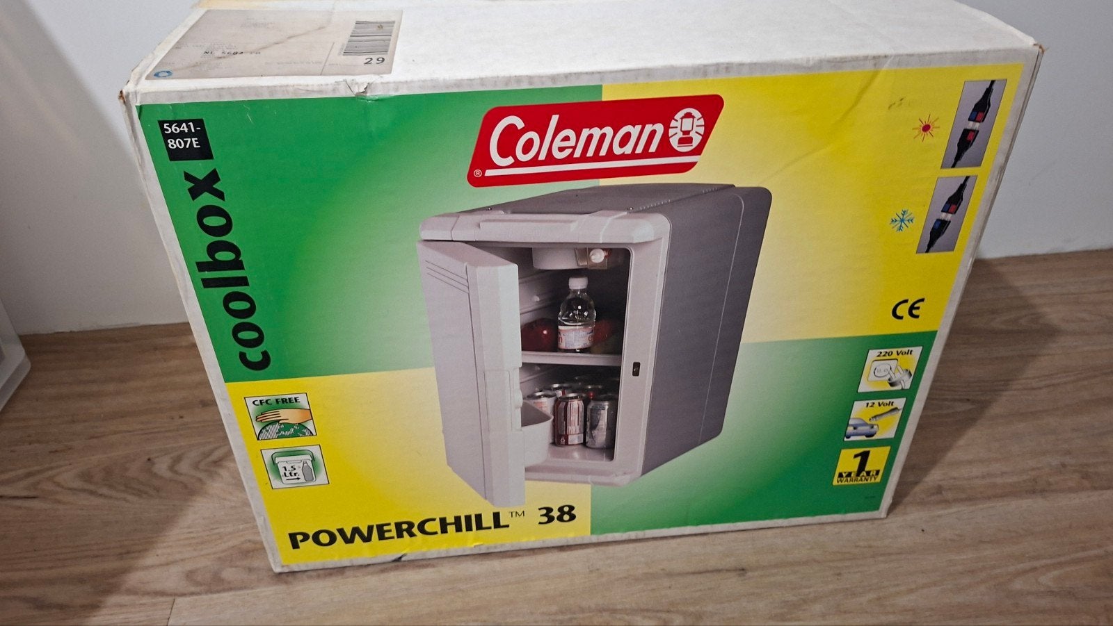 Coleman Powerchill 38 Elektrische Koelbox, Caravans en Kamperen, Koelboxen, Ophalen of Verzenden, Zo goed als nieuw, Elektrisch