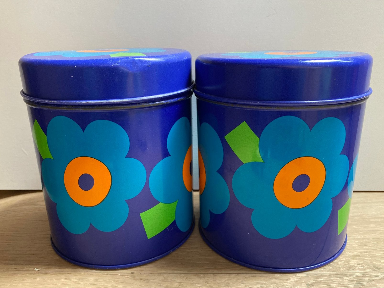 Vintage design blikken Laurids Lønburg jaren 1970s, Verzamelen, Blikken, Ophalen of Verzenden, Gebruikt, Overige, Overige merken
