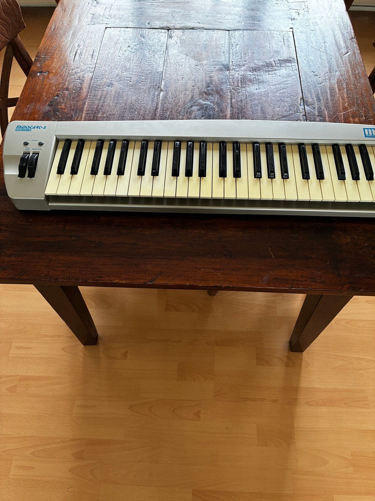 Miditech Midistart-3 Pro Keys MIDI Keyboard, Gebruikt, Midi-aansluiting, Ophalen, 49 toetsen