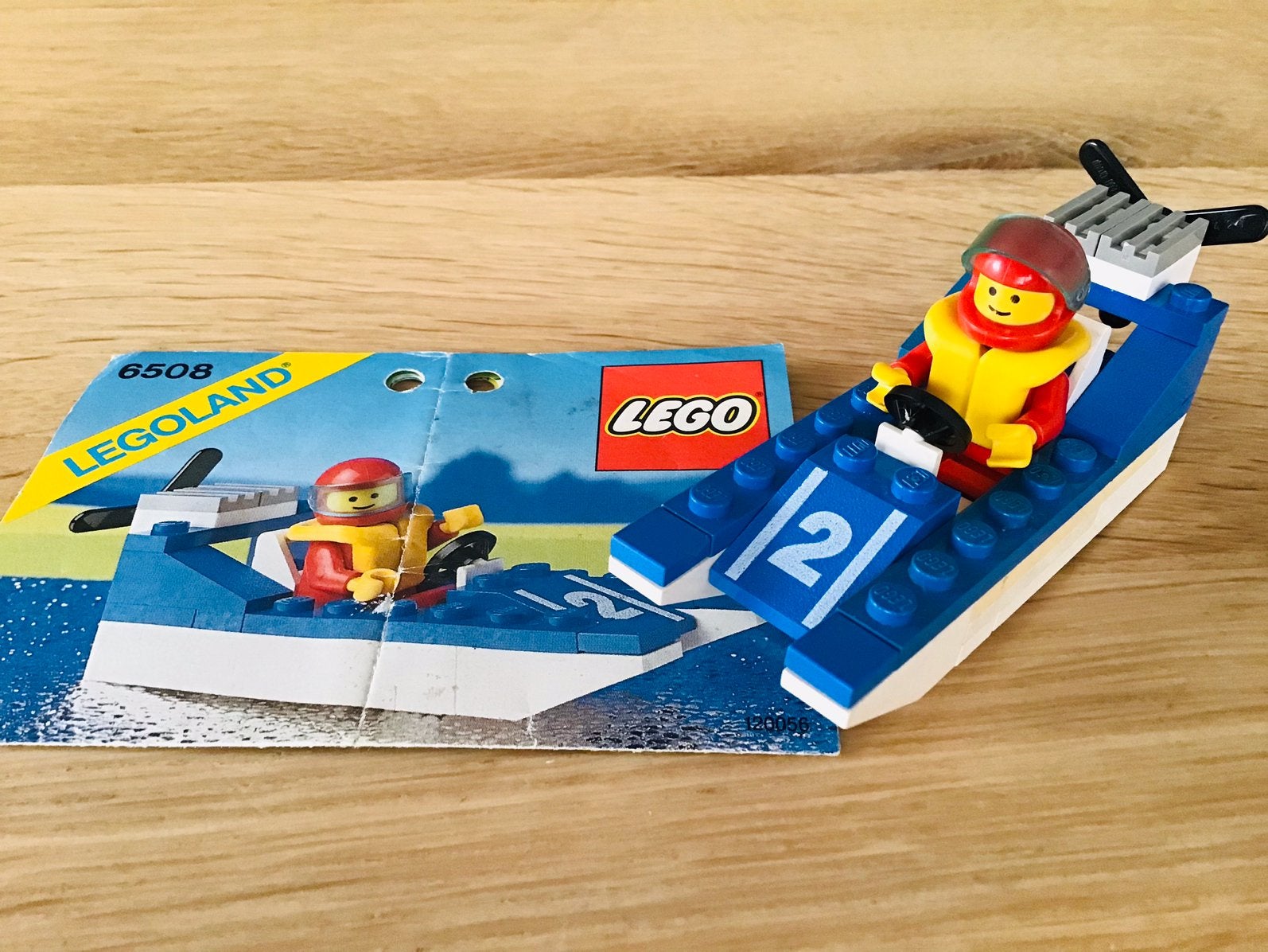 LEGO classis 6508, legoland wave racer, compleet en ZGAN, Compleet, Lego, Ophalen of Verzenden, Zo goed als nieuw