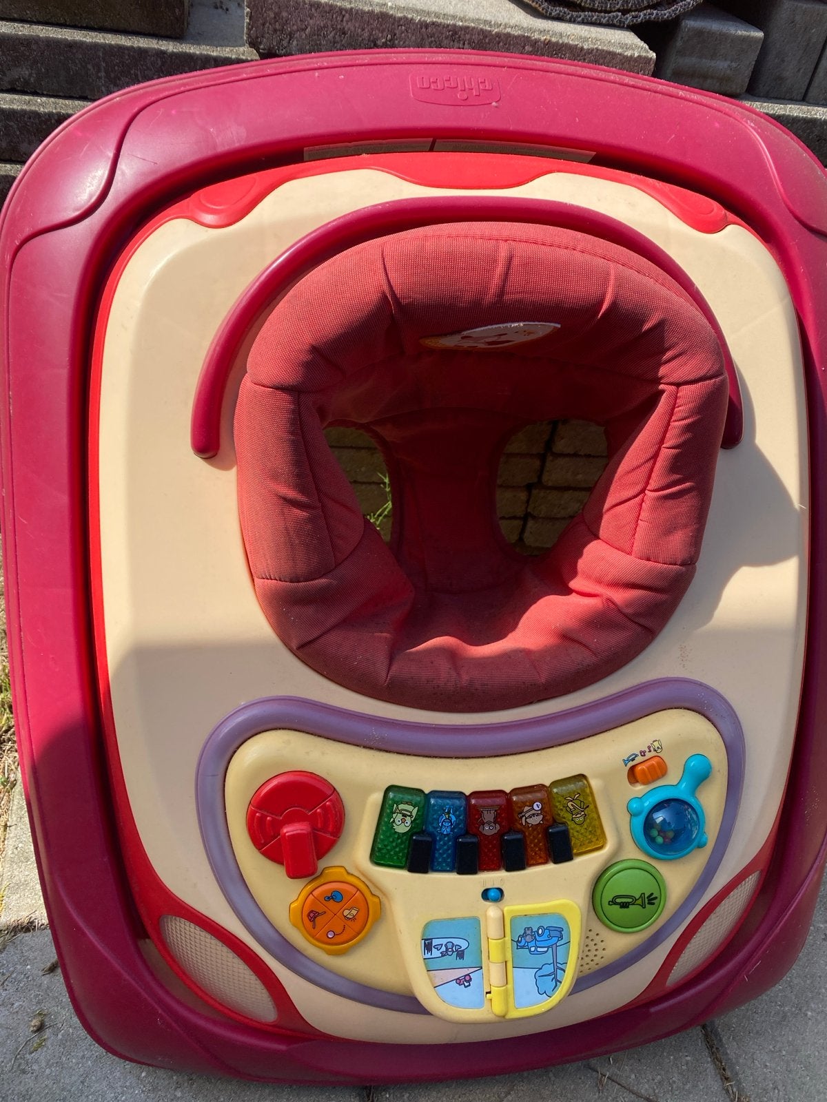 Chicco Babywalker met speelpaneel, Ophalen of Verzenden, Gebruikt, Overige typen, Met geluid