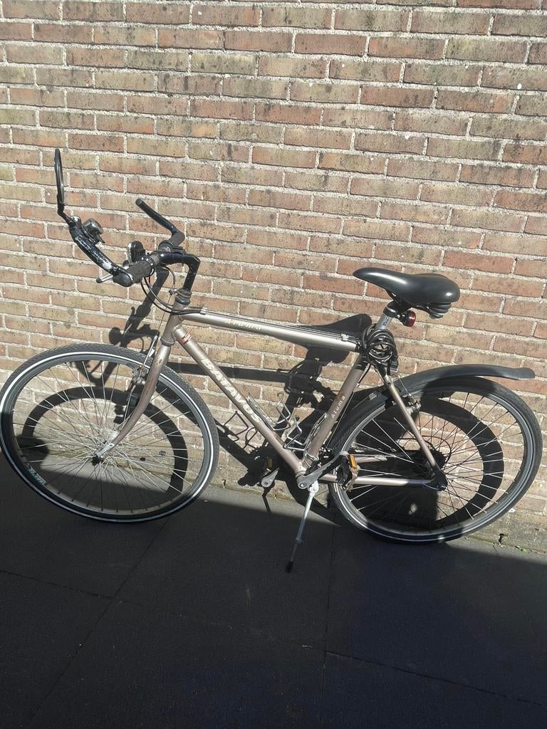 Batavus aluminium herenfiets, Ophalen, Gebruikt, Vering, Velgrem