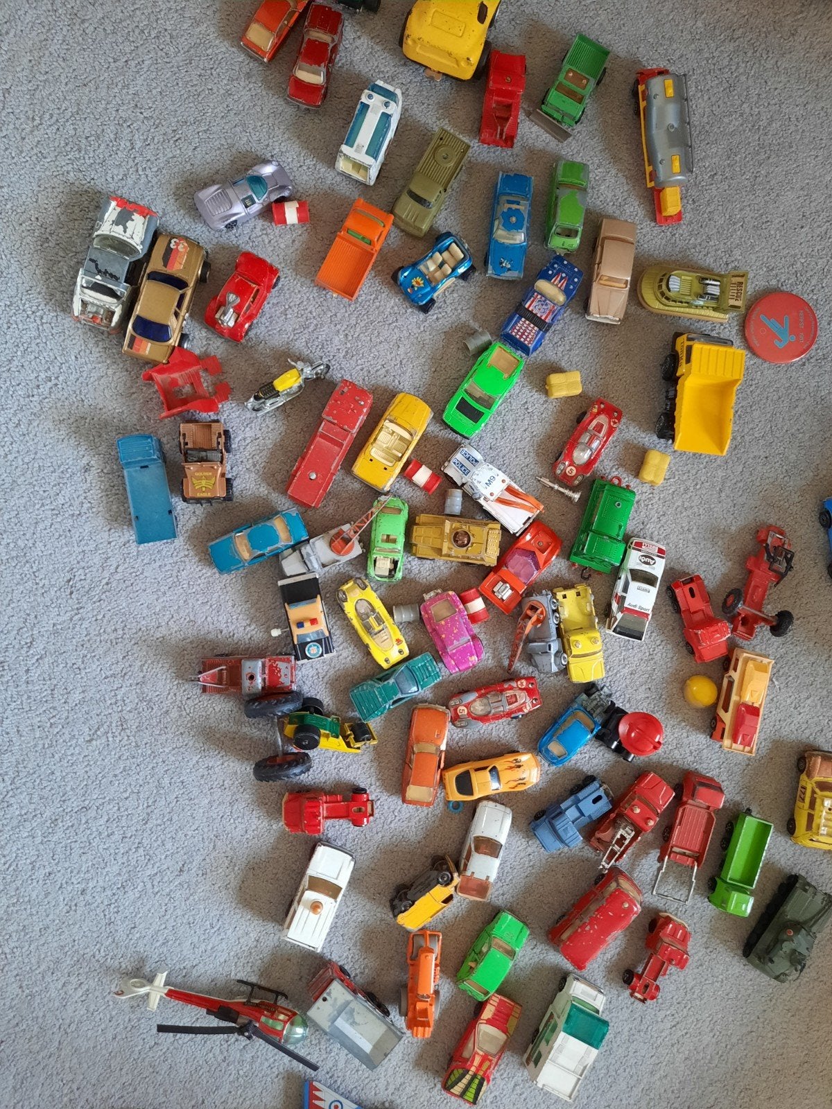 Partij vintage speelgoed autootjes. Matchbox Tonka etc, Ophalen, Gebruikt