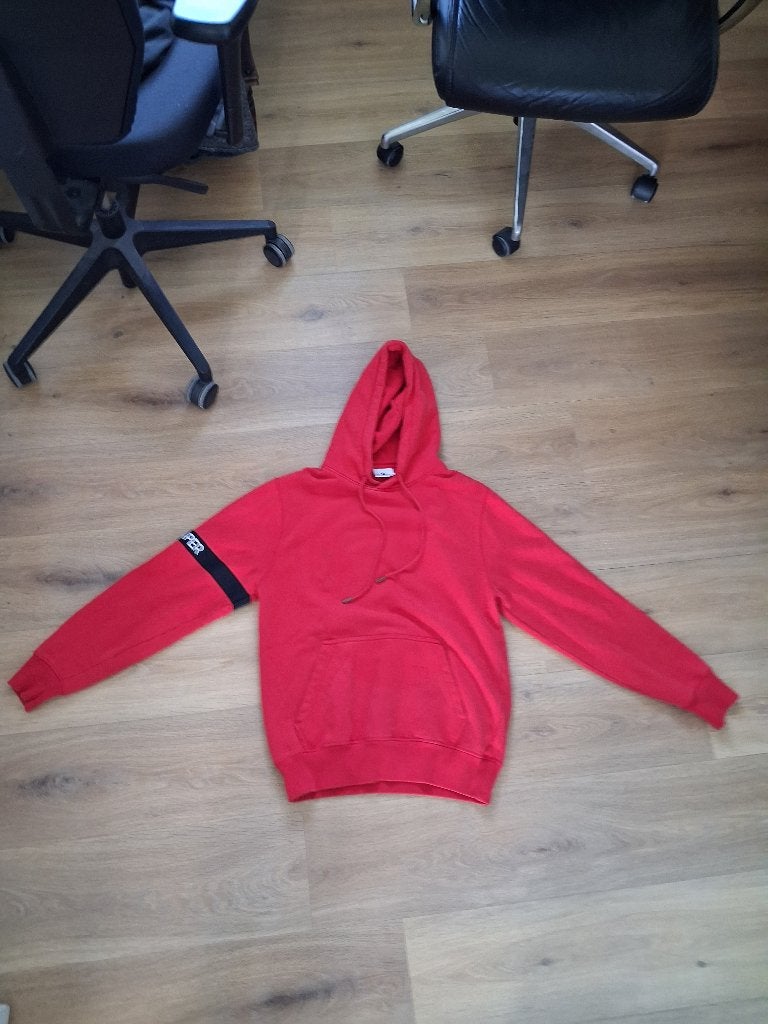 Daily Paper Captain Hoodie Rood Maat S, Ophalen of Verzenden, Zo goed als nieuw, Daily Paper, Rood