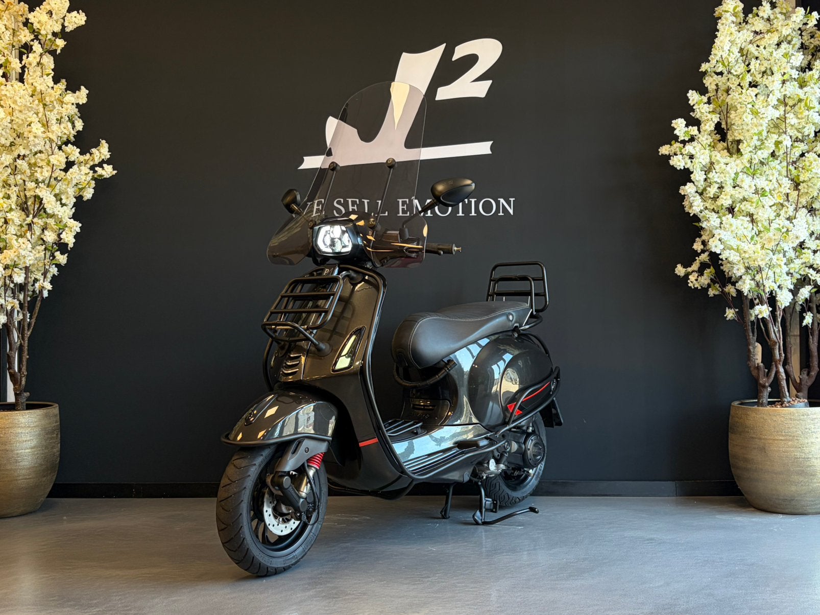 Vespa Sprint | Agaat Grijs | Brom | 2020 | 3490 km, Fietsen en Brommers, Gebruikt, Overige modellen, ., Maximaal 45 km/u