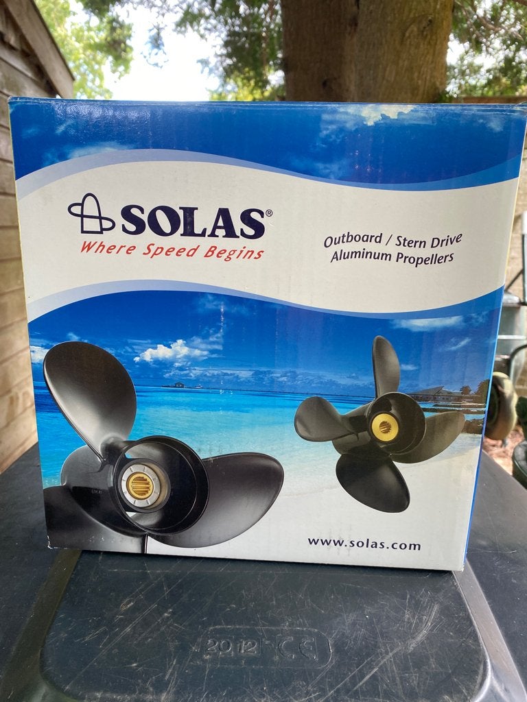 Solas Amita 3 propeller/schroef  Suzuki 9.9.-20 pk pitch 11, Ophalen of Verzenden, Zo goed als nieuw, Motor en Techniek, Motorboot