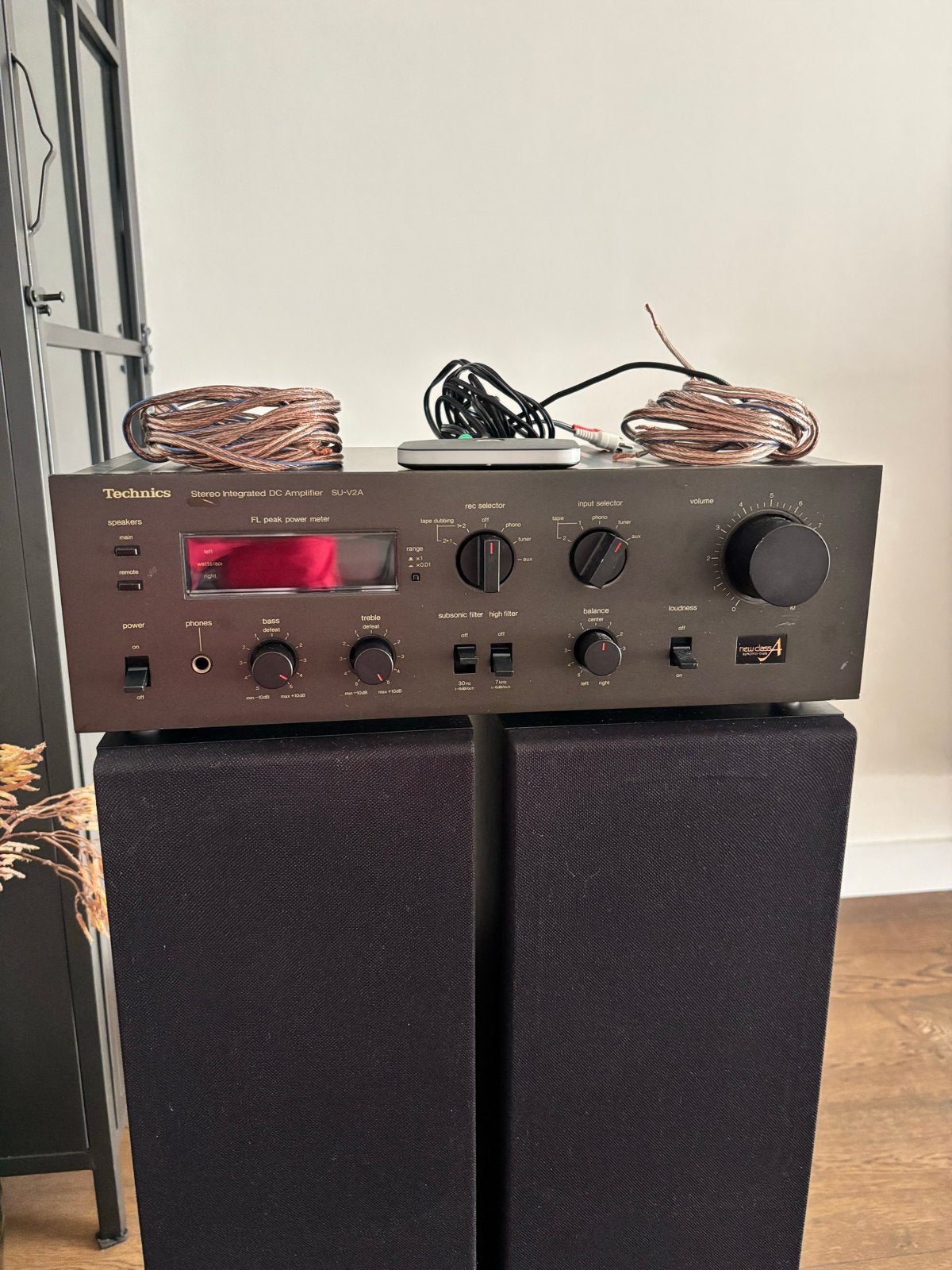 Technics SU-V2A Versterker met Speakers, Gebruikt, Losse componenten, Speakers, Ophalen