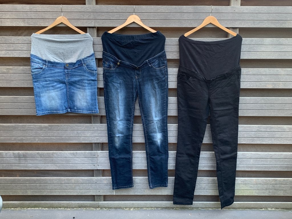 Positiekleding, rokje en 2 broeken, Kleding | Dames, Maat 38/40 (M), Overige typen, Overige kleuren, Ophalen of Verzenden