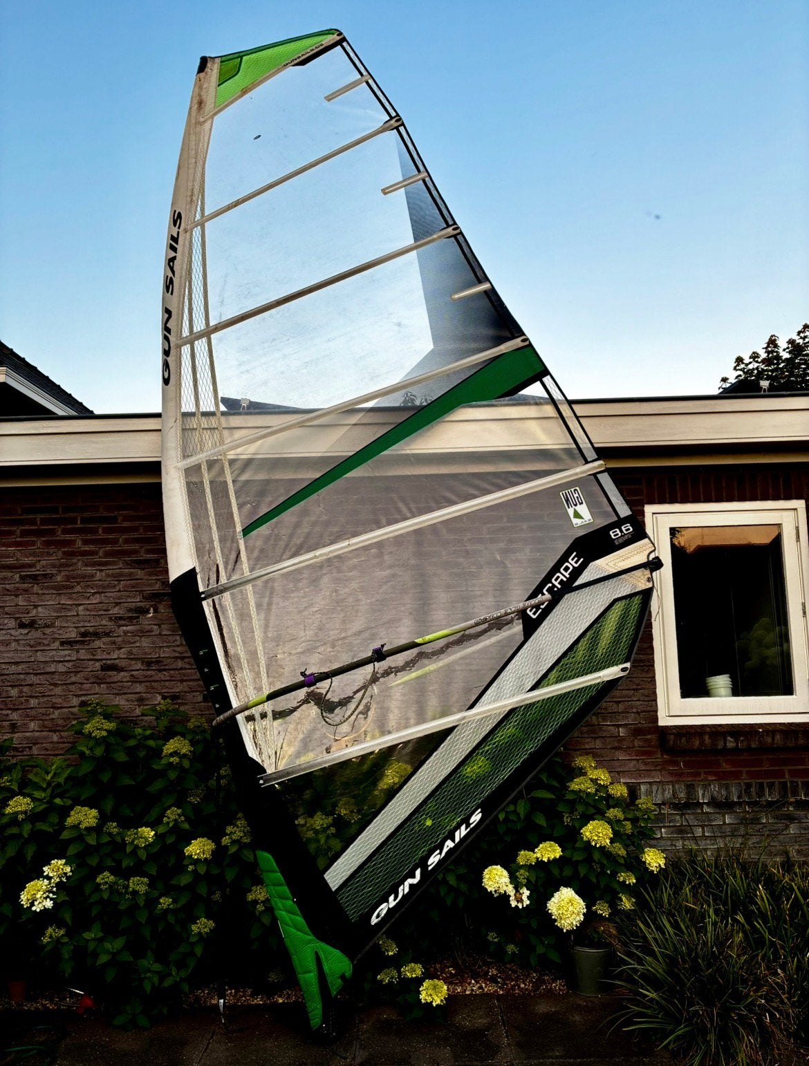 GUN SAILS.  8.6. m2, Watersport en Boten, Windsurfen, Gebruikt, Ophalen of Verzenden, 8 m² of meer, Gunsails