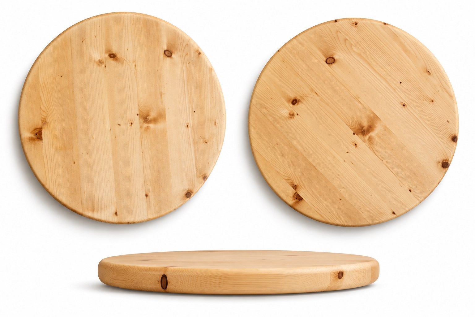 Unieke ronde snij-/serveerplank van oud hout (33 cm), Huis en Inrichting, Keuken | Keukenbenodigdheden, Zo goed als nieuw, Snij-/serveerplank