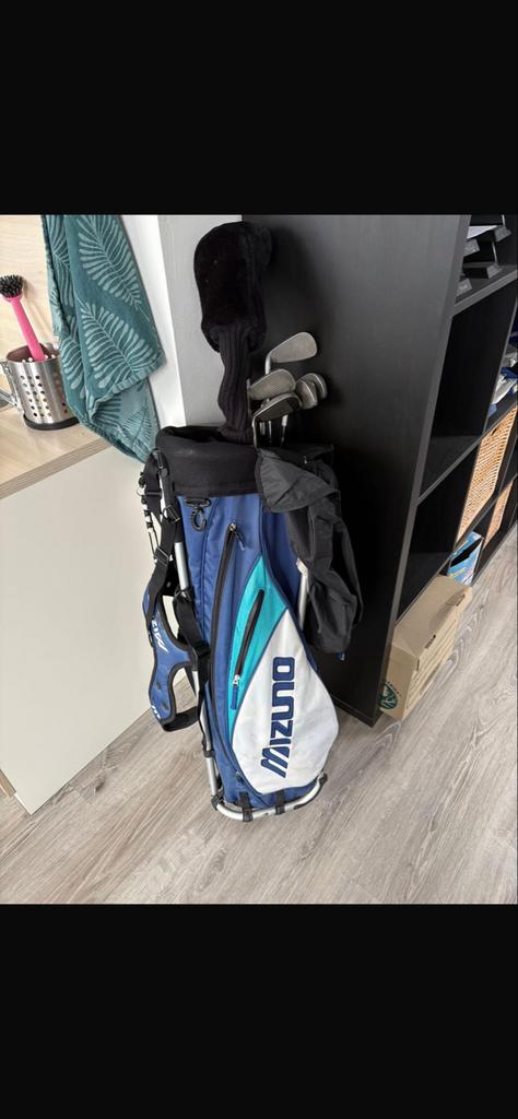 Mizuno standbag met golfclubs, Sport en Fitness, Ophalen, Gebruikt, Set, Mizuno
