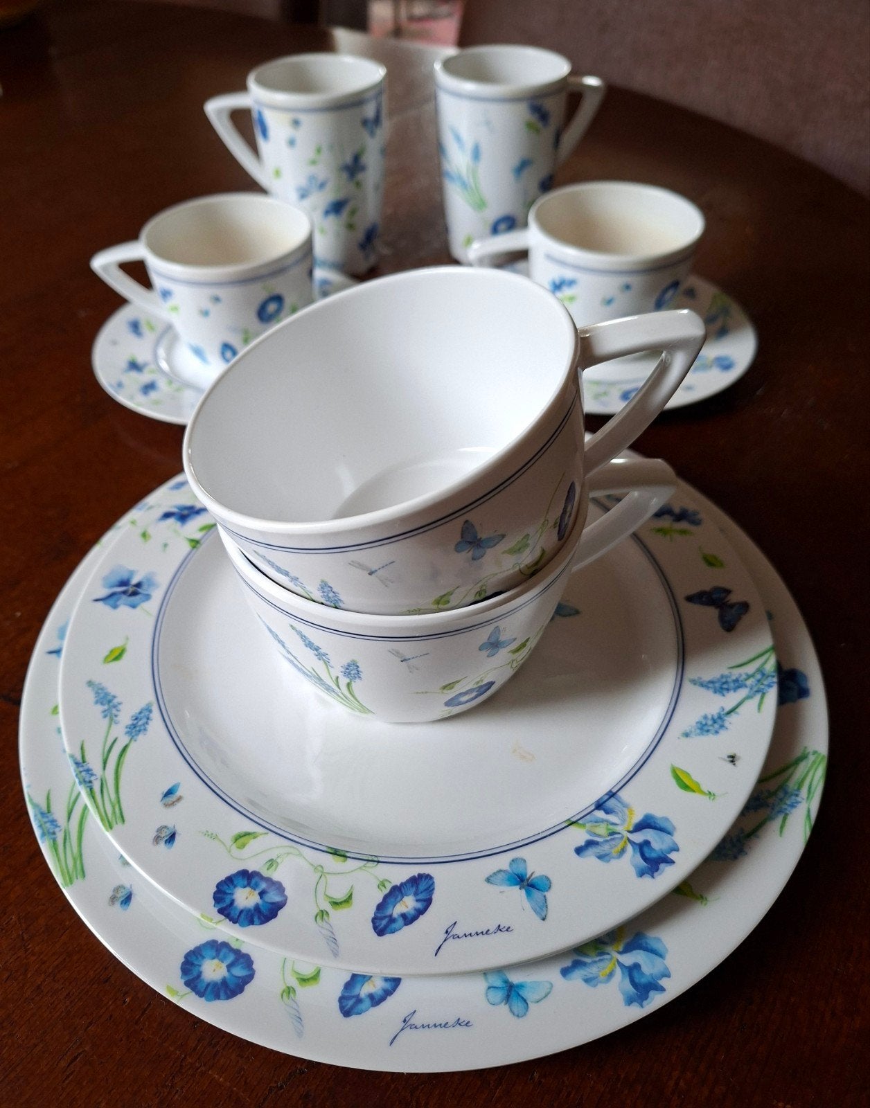 Janneke servies  2 persoon., Ophalen of Verzenden
