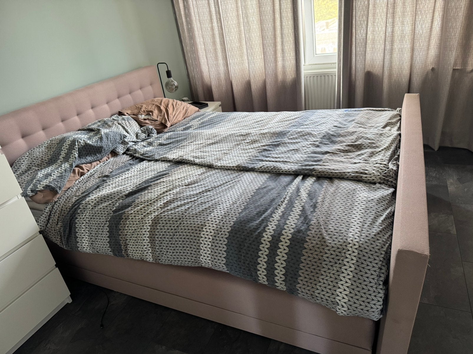 Box spring, Huis en Inrichting, Ophalen, Gebruikt, Tweepersoons, 200 cm