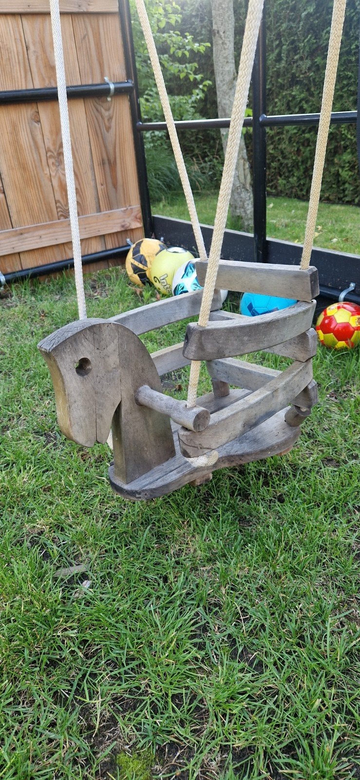 Houten schommel voor kinderen - Gebruikt, Ophalen of Verzenden, Gebruikt, Schommel
