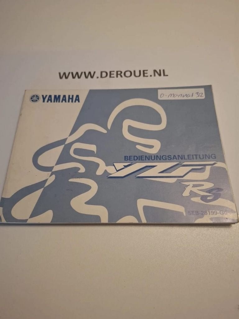 32 0WNERS MANUAL YAMAHA YZF R6 1999 USED, Ophalen of Verzenden, Yamaha