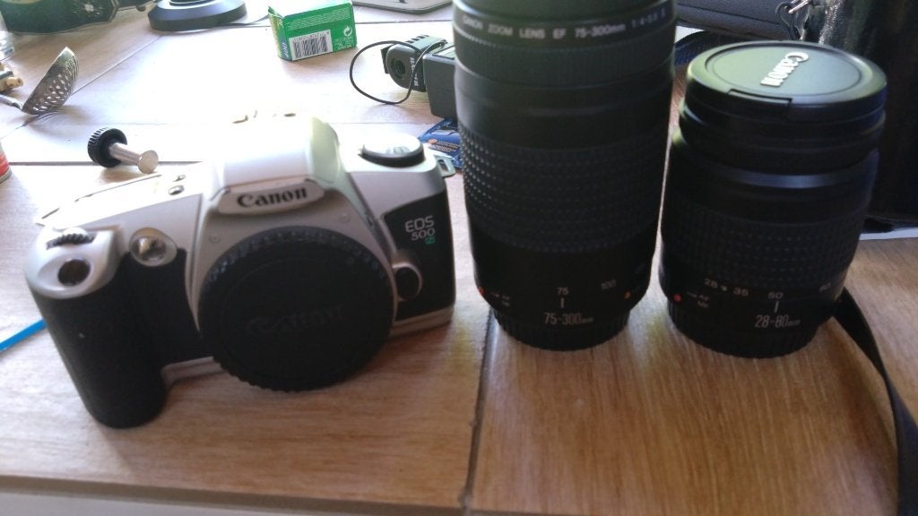 Canon EOS 500 N, Verzenden, Gebruikt