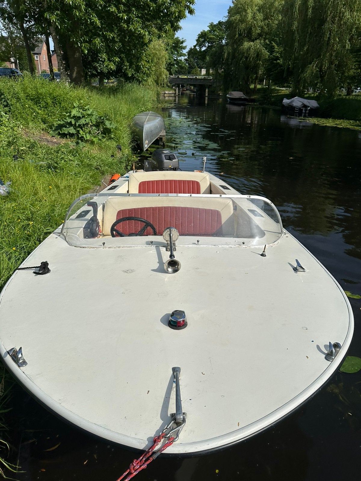 Mooie console boot, Watersport en Boten, Ophalen of Verzenden, Zo goed als nieuw, Elektrische start