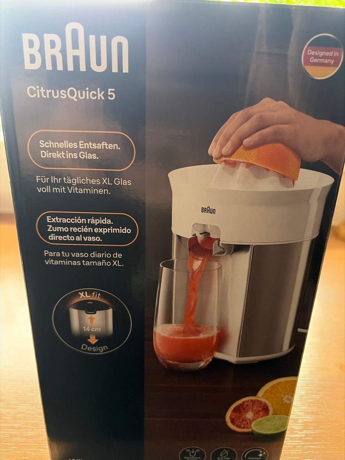 Braun CitrusQuick 5 Citruspers - Nieuw in doos, Witgoed en Apparatuur, Ophalen, Nieuw