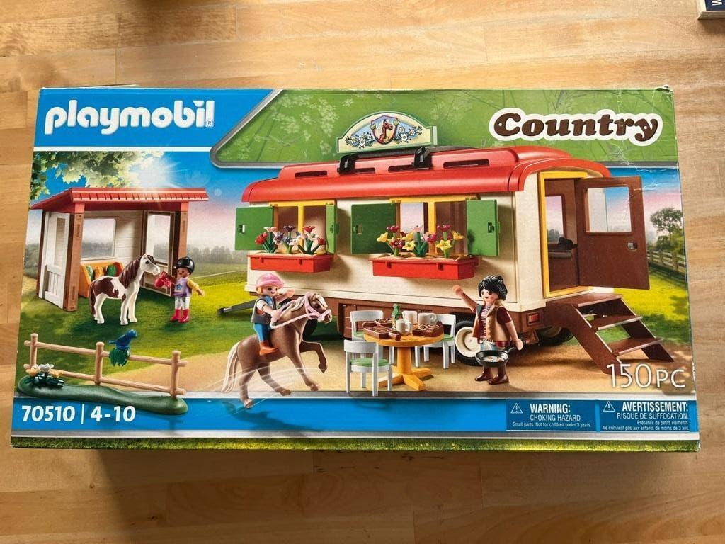 Playmobil Country 70510 - ponykamp, Ophalen of Verzenden, Zo goed als nieuw, Complete set