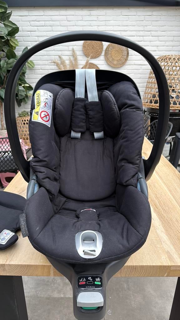 Cybex Maxi cosi cloud Z zwart met Sirona Z i-size, Ophalen, Verstelbare rugleuning, Gebruikt, Isofix
