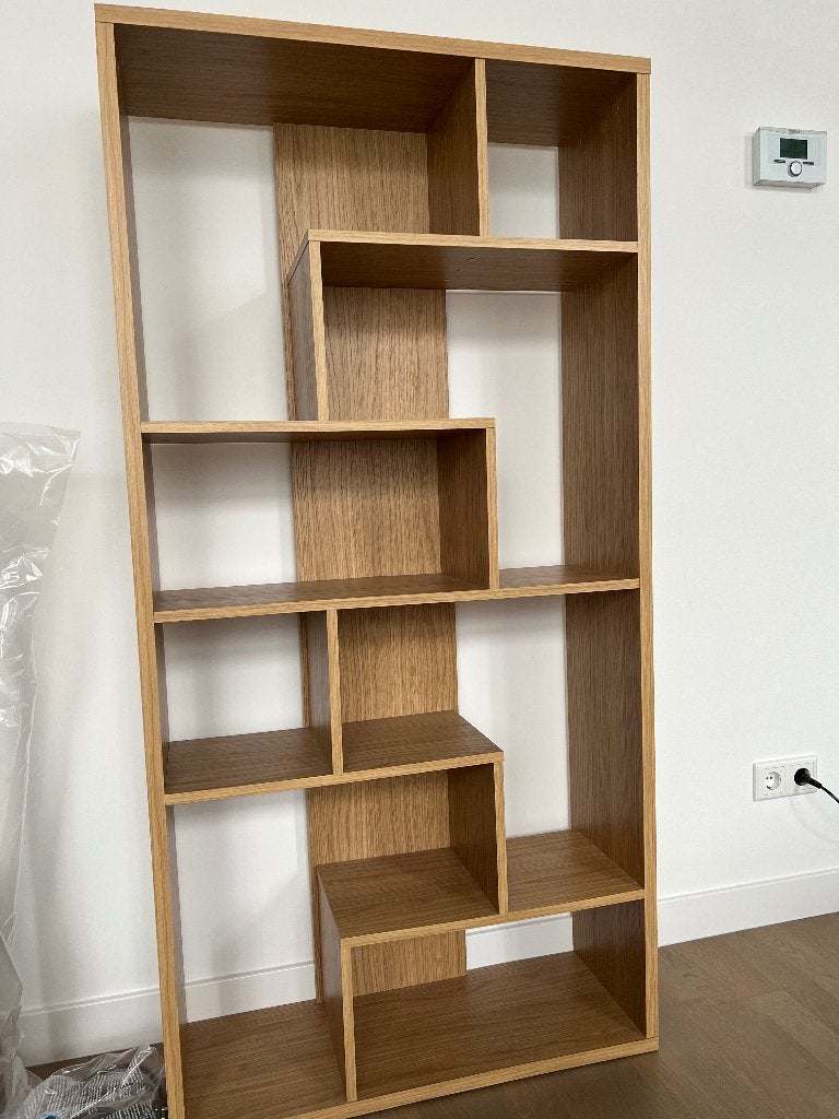 Bookcase, Ophalen, Met plank(en), Oak, 100 tot 150 cm